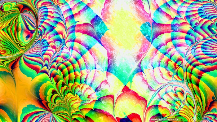 Psychedelic abstract digital art by RammPatricia