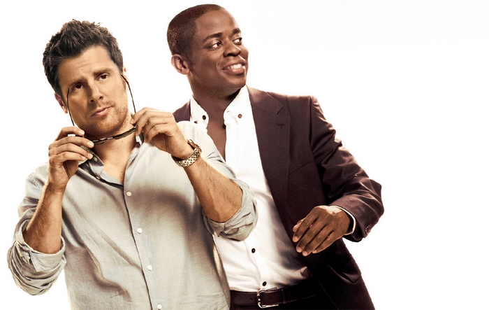Shawn Spencer and Gus from Psych