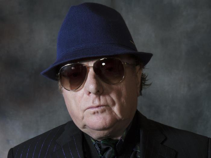Van Morrison wearing a hat and sunglasses