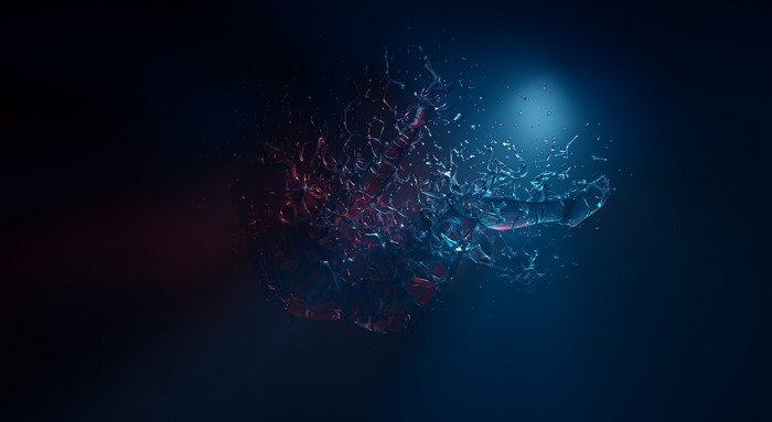 3D abstract digital artwork by Justin Maller