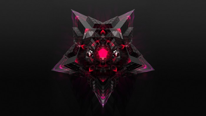 Geometric 3D Abstract Artwork by Justin Maller