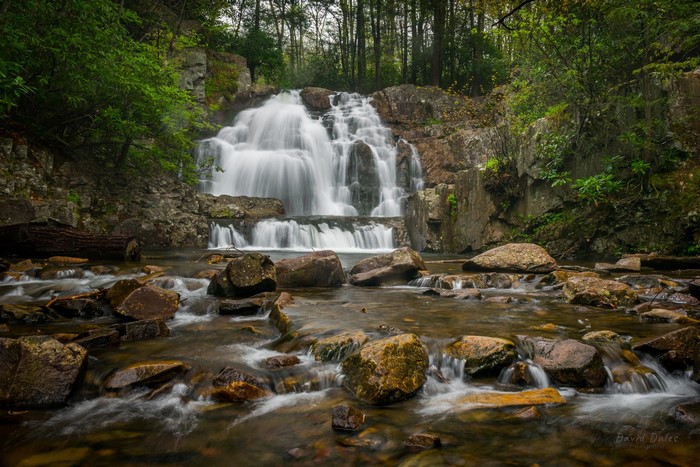 Waterfall in Hickory Run State Park, USA