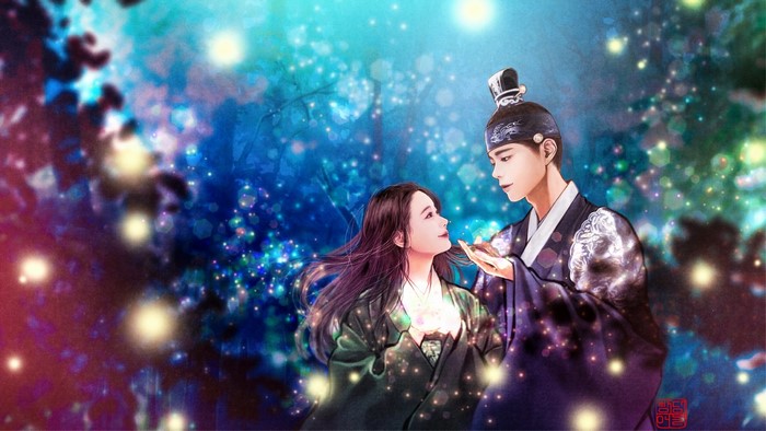Fantasy Love in a Magical Forest