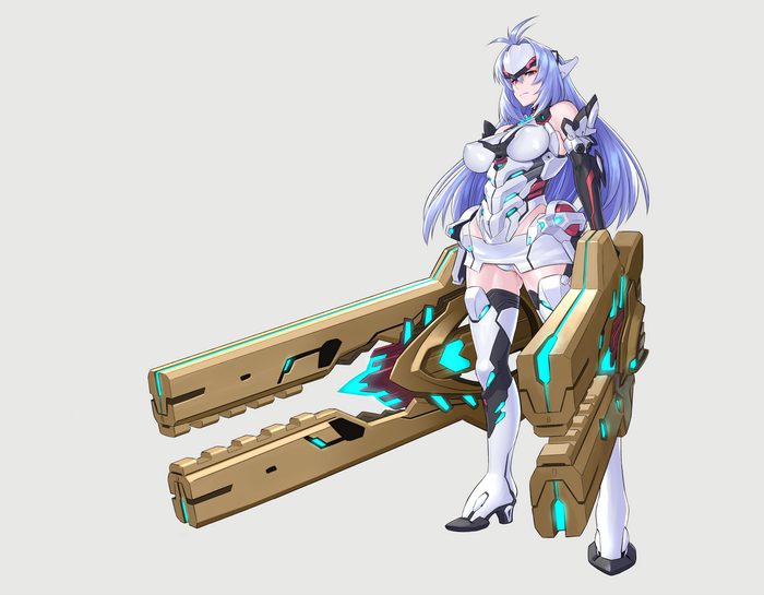 KOS-MOS from Xenoblade Chronicles 2 and Xenosaga