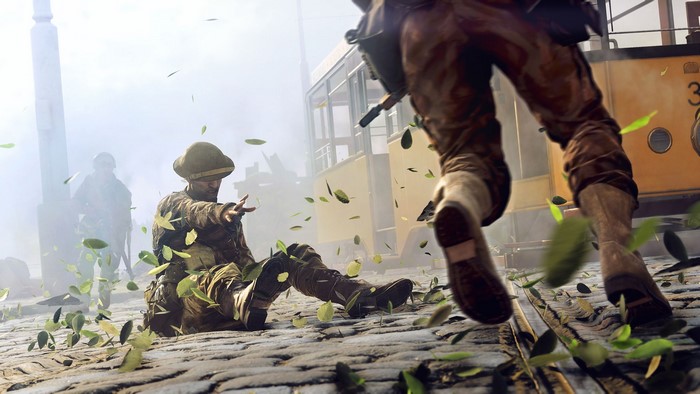 Soldiers in Battlefield during combat