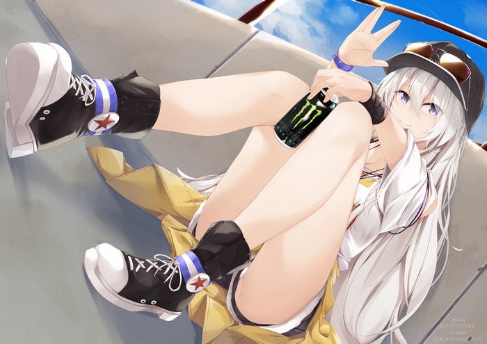 Enterprise from Azur Lane with Monster Energy