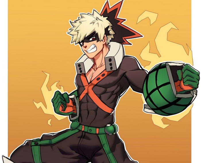 Katsuki Bakugou from Boku no Hero Academia