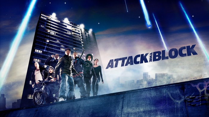 Attack The Block Movie Poster with Meteor Showers