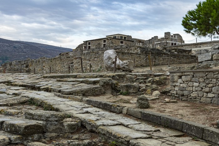 Ruins of Knossos Palace, Crete, Greece