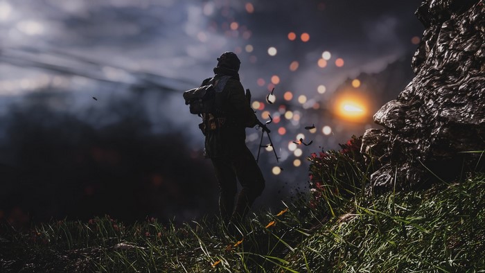Soldier in Battlefield 1 during World War