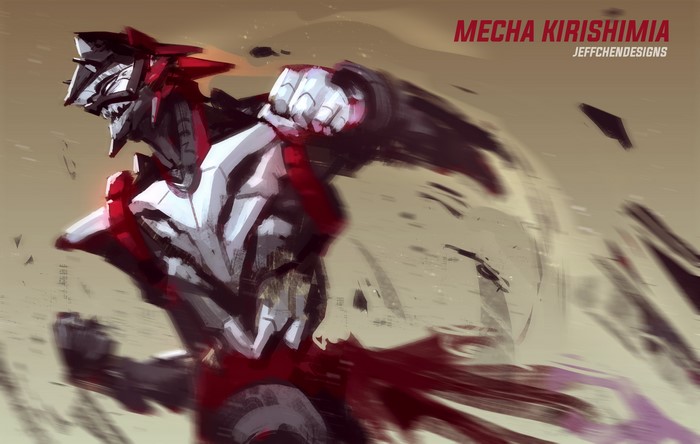 4K Mecha Eijiro Kirishima from Boku no Hero Academia