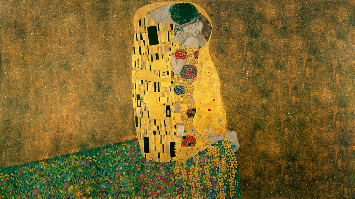 The Kiss by Gustav Klimt