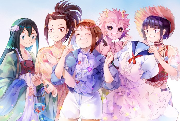 Boku no Hero Academia Group Illustration