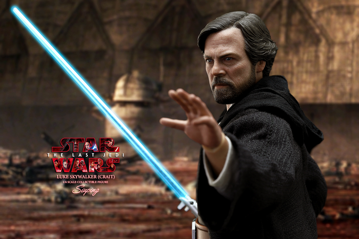 Luke Skywalker (Crait) Star Wars The Last Jedi Collectible Figure