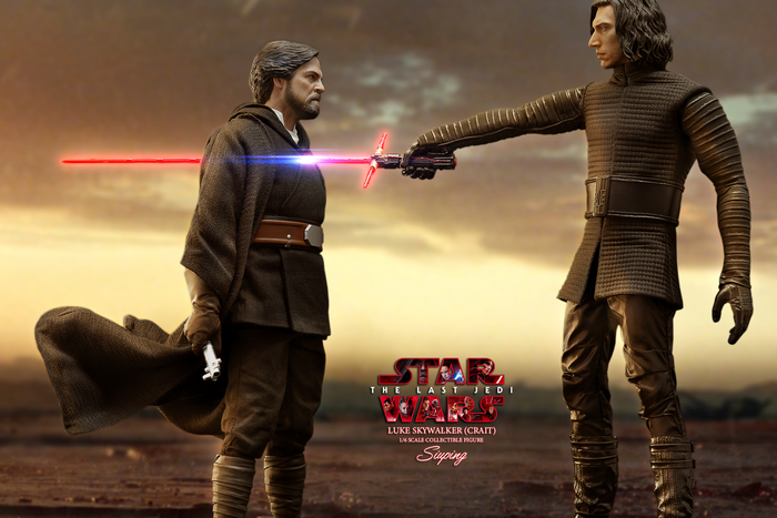 Star Wars The Last Jedi Luke Skywalker and Kylo Ren