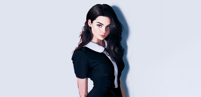 Portrait of Bogdana Kadritskaya by an artist
