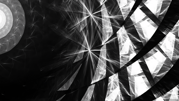 Abstract Black and White
