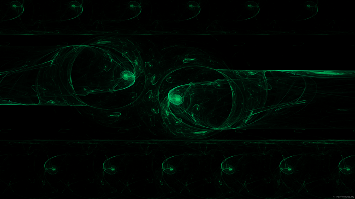 Abstract Green Fractal Design 4K
