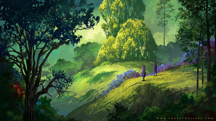 Forest of Liars artwork by Sylvain Sarrailh
