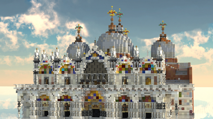 Basilica di San Marco in Venice, Minecraft build