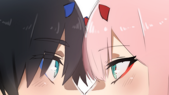 Zero Two and Code:016 from Darling in the FranXX
