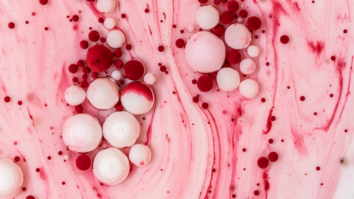 Abstract Pink and Red Bubbles 4K