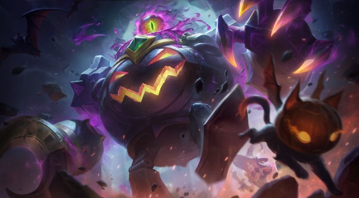 4K Halloween Blitzcrank from League of Legends