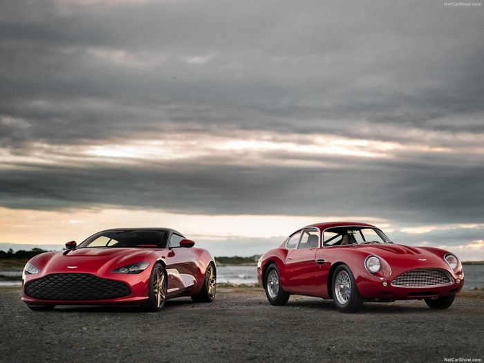 Aston Martin DBS GT Zagato and Aston Martin DB4 Zagato