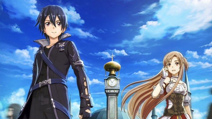Kirito and Asuna from Sword Art Online: Hollow Realization