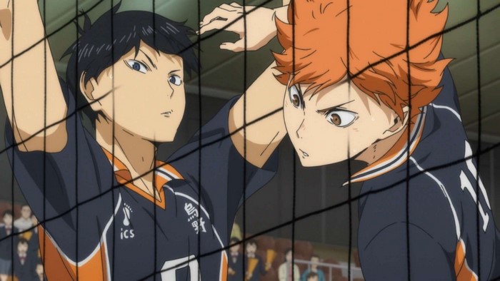 Kageyama Tobio and Hinata Shouyou from Haikyuu!!