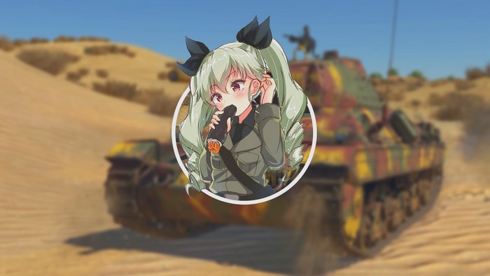 Anchovy from Girls und Panzer eating a burrito