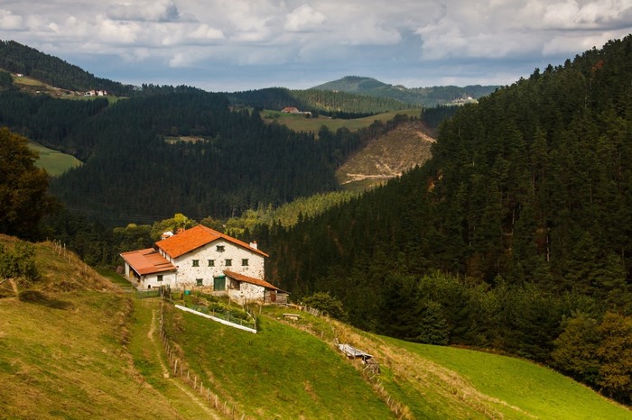 Rural house in the Basque Country mountains