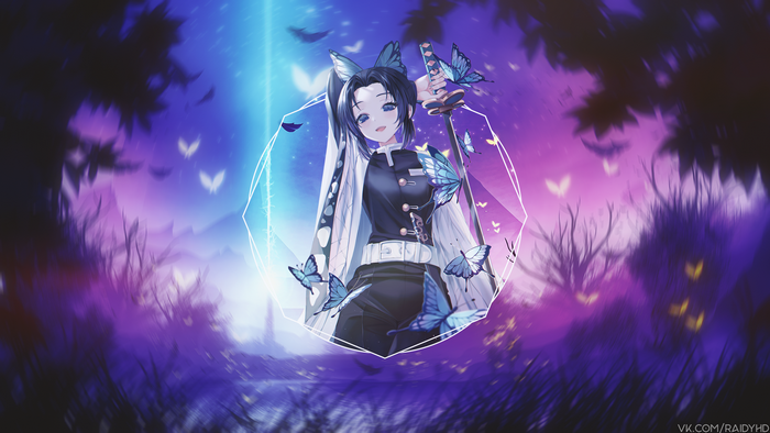 Kochou Shinobu from Kimetsu no Yaiba 4K