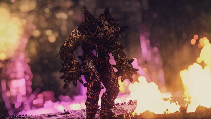 4K The Witcher 3: Wild Hunt monster