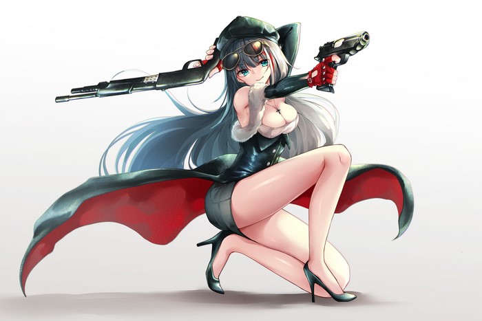 Deutschland from Azur Lane with guns