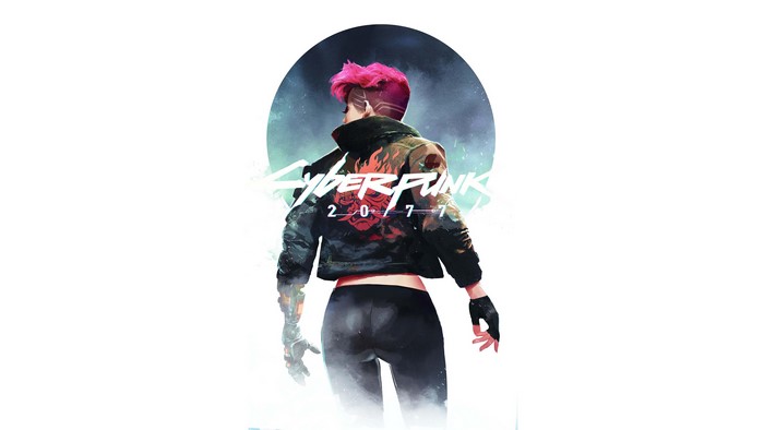 Artwork of a woman from Cyberpunk 2077