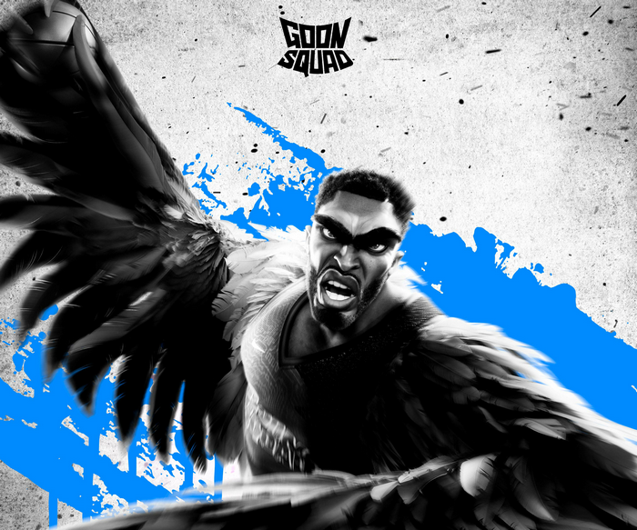 Goon Squad character with wings