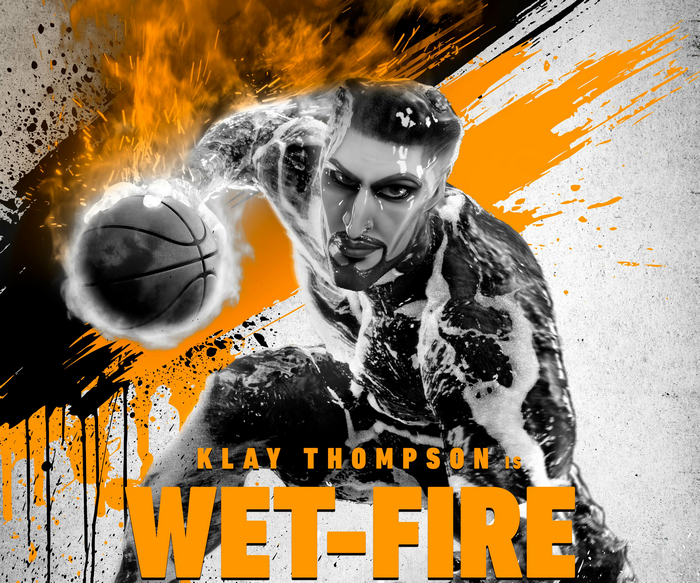 Klay Thompson is Wet-Fire