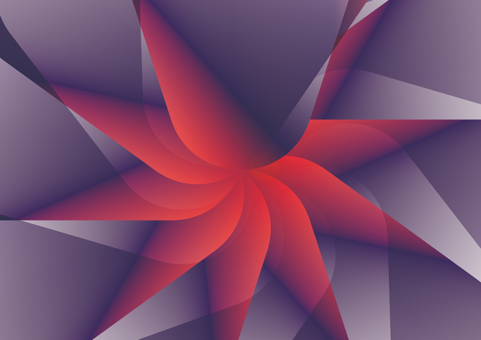Abstract Violet Shapes 4K