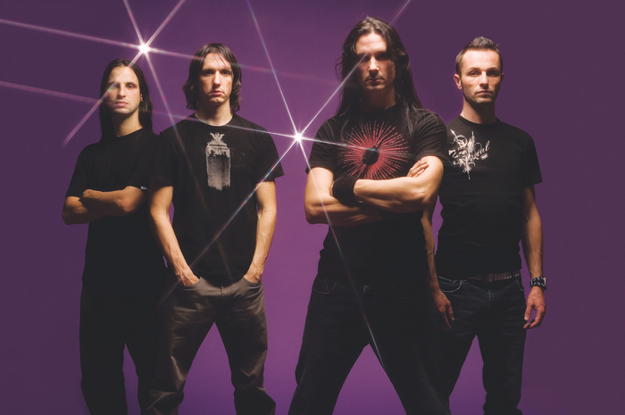 Gojira band members posing