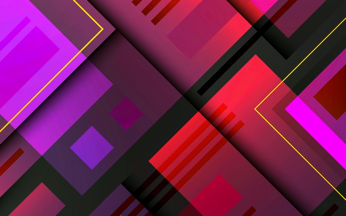 Abstract Shapes with Vibrant 4K Colors