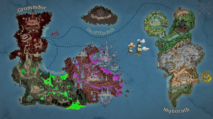 Scars Of Honor World Map
