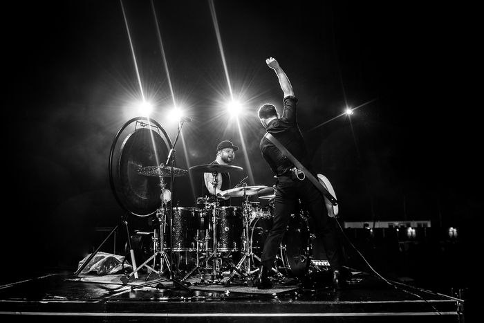 Royal Blood performs live on stage