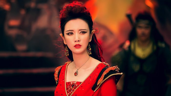 Ice Fantasy: Princess Li Luo in Red Costume