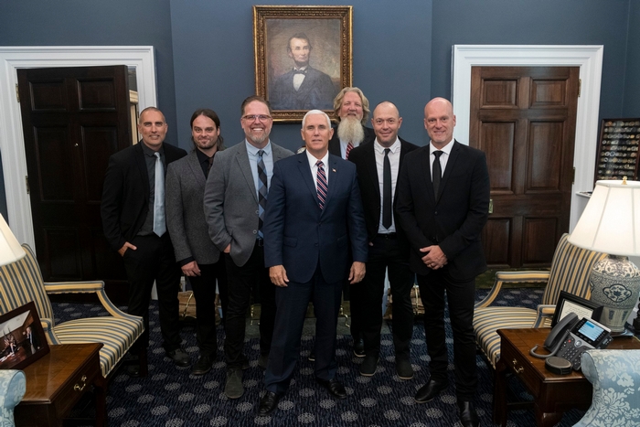 Mike Pence with MercyMe