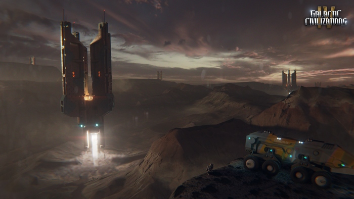 Galactic Civilizations IV Sci-Fi Landscape