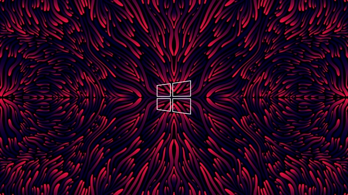 Windows 10 Abstract Red and Purple Wallpaper
