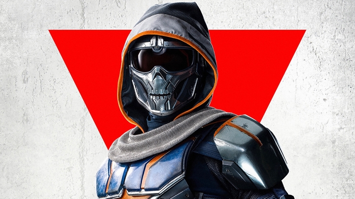 Taskmaster in Black Widow Movie Poster