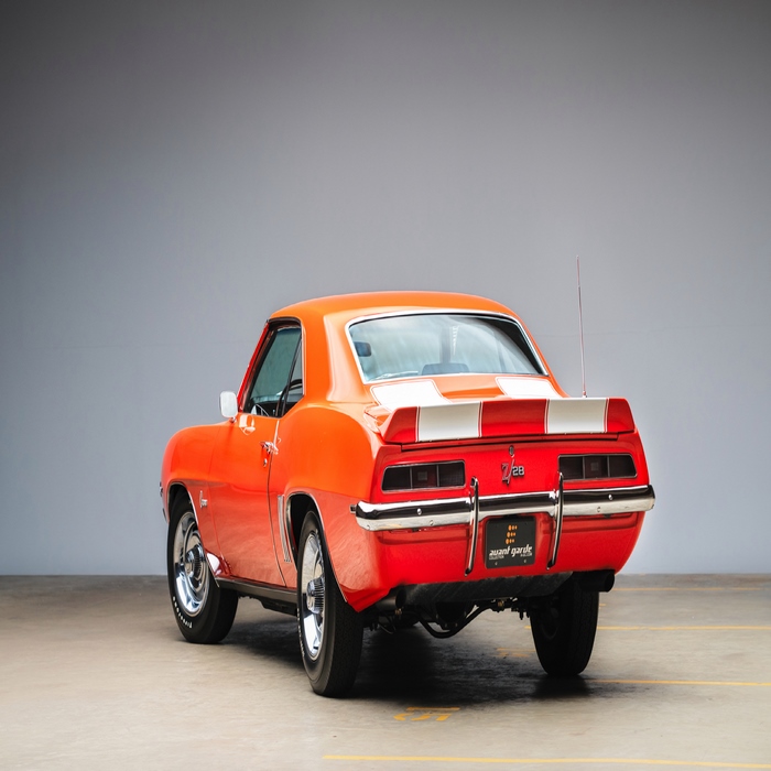 1969 Chevrolet Camaro Z28 Orange Muscle Car