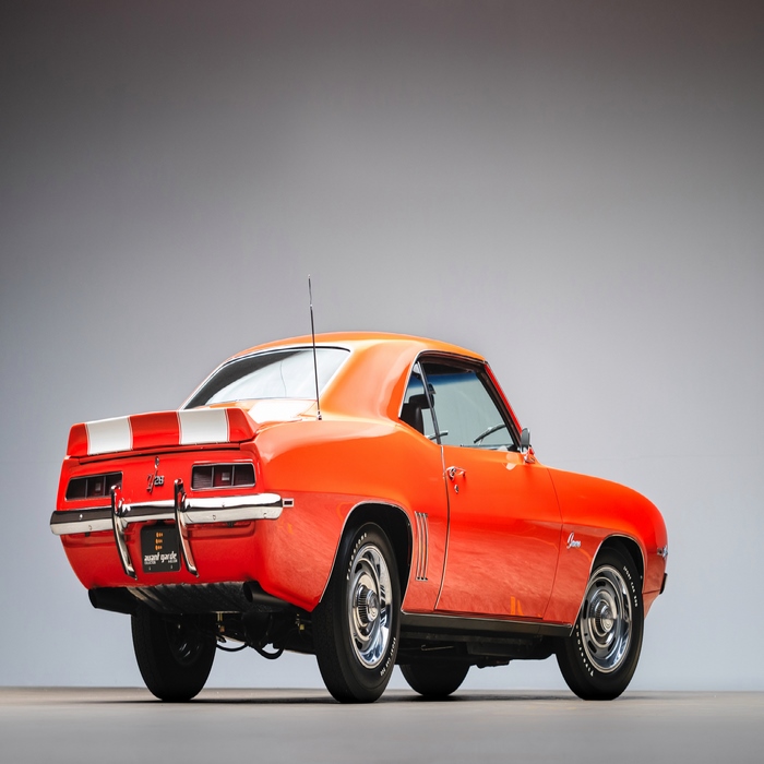 1969 Chevrolet Camaro Z28 Orange Muscle Car